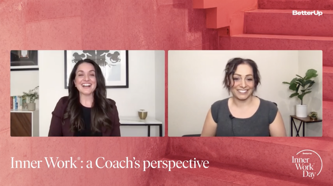 BetterUp Coach Shereen Thor and VP of Coach Innovation, Dr. Jacinta Jimenez